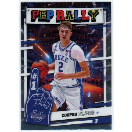 NCAA 2024-25 Bowman U Chrome Basketball Pep Rally Cooper Flagg PR-6
