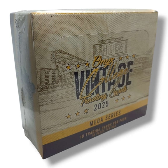 NCAA 2025 Onyx Vintage Football Trading Card Mega Box