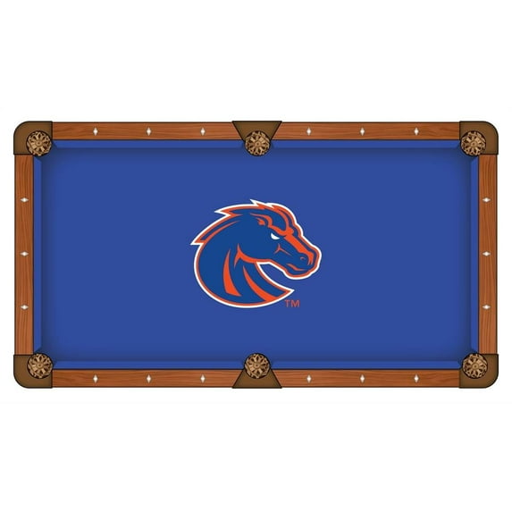 NCAA 8' Pool Table Cloth by Holland Bar Stool - Boise State