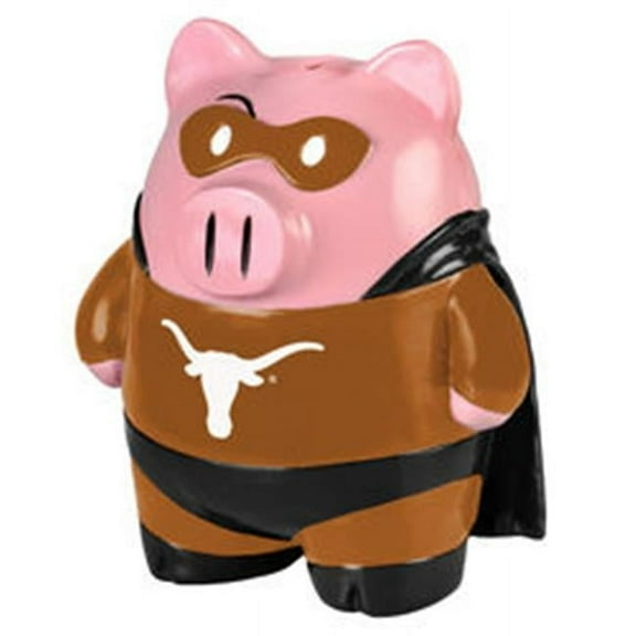 NCAA 8" Team Superhero Piggy Bank: Texas Longhorns