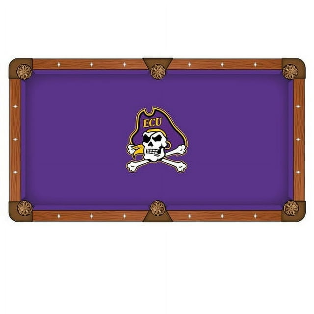 NCAA 9' Pool Table Cloth by Holland Bar Stool - ECU Pirates