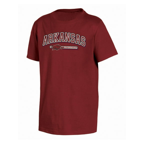 NCAA Boys' Short Sleeve Cotton T-Shirt, Officially Licensed College Team Logo Tee, Comfortable Crewneck Sports Fan Apparel