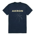 thumbnail image 1 of NCAA Akron Zips College Basketball T-Shirt, Navy - Large, 1 of 1