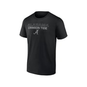 NCAA Alabama Crimson Tide Men's Cotton Black Short Sleeve T-Shirt