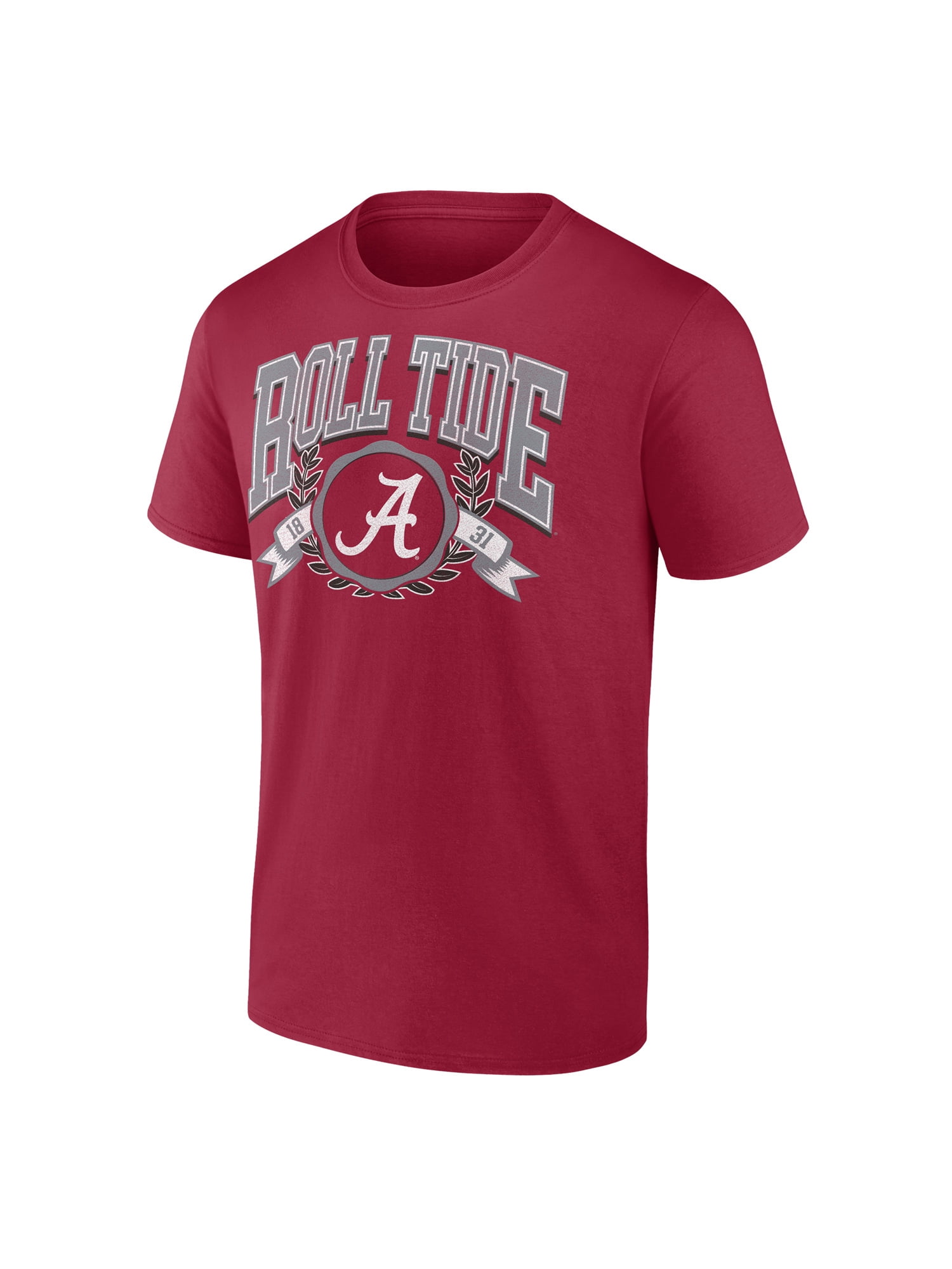 NCAA Alabama Crimson Tide Men's Cotton Red Short Sleeve T-Shirt