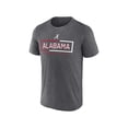 thumbnail image 1 of NCAA Alabama Crimson Tide Men's Synthetic Charcoal Heather Short Sleeve T-Shirt, 1 of 4