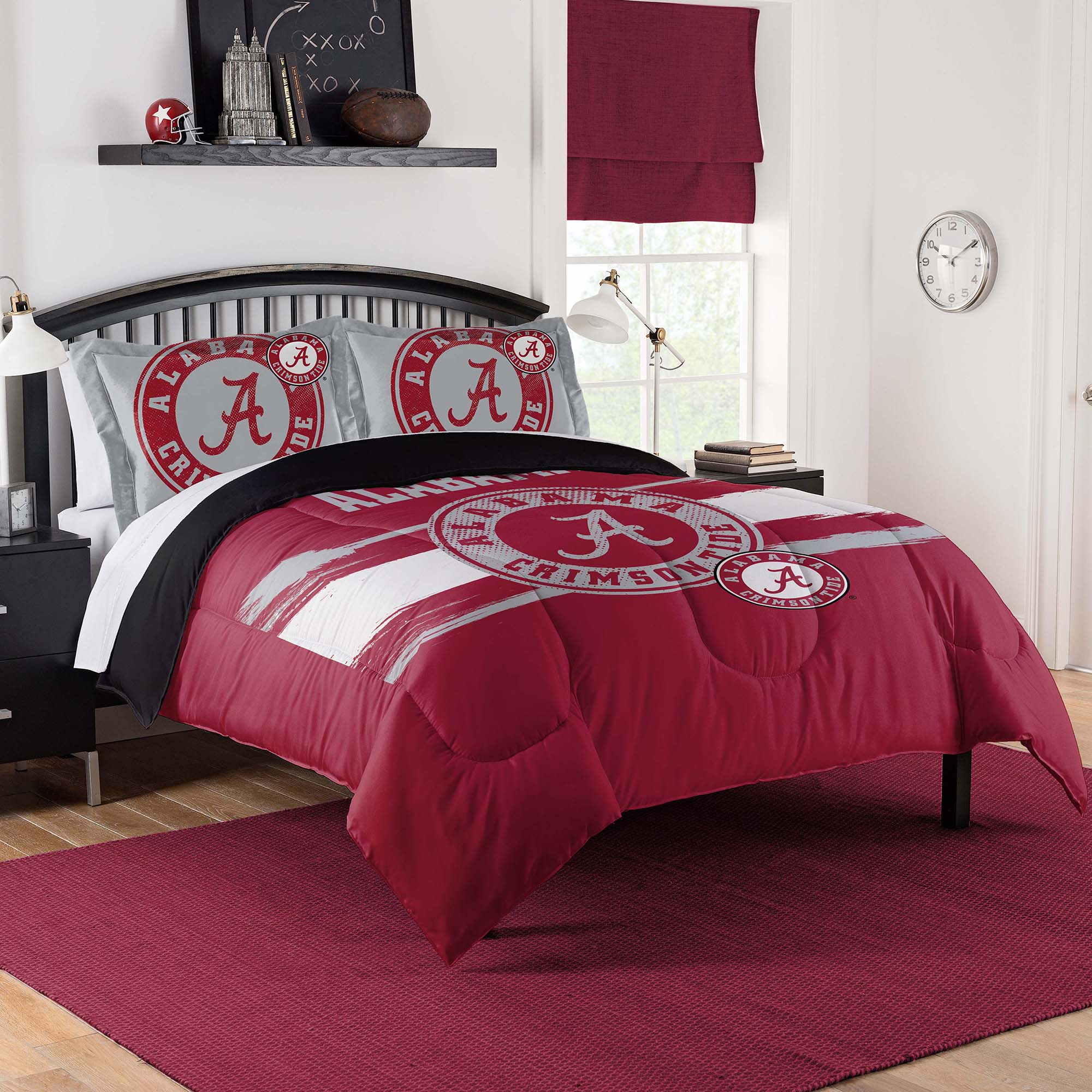 NCAA Alabama Crimson Tide Officially Licensed Comforter & Sham set Full/Queen