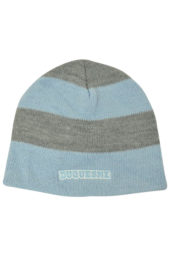 NCAA American Needle Women Ladies Duquesne Dukes Stripe Cuffless Knit Beanie Hat