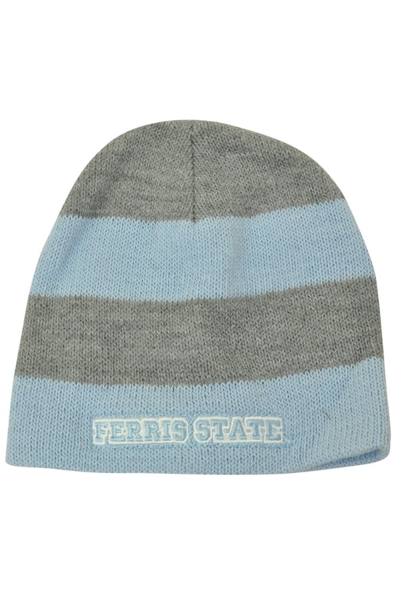 NCAA American Needle Women Ladies Ferris State Bulldogs Cuffless Knit Hat Blue