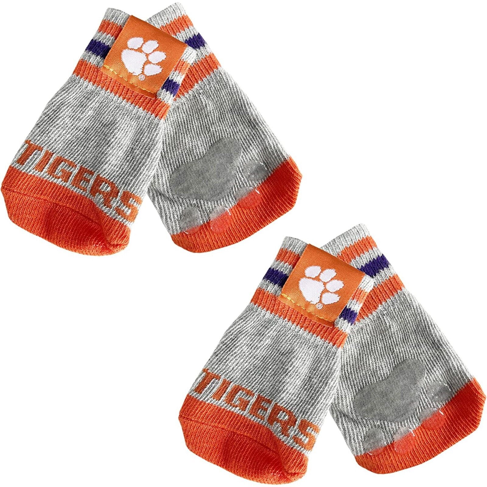 NCAA Anti Slip Dog Socks with Elastic Ribbed Top Indoor/Outdoor Paw Protection