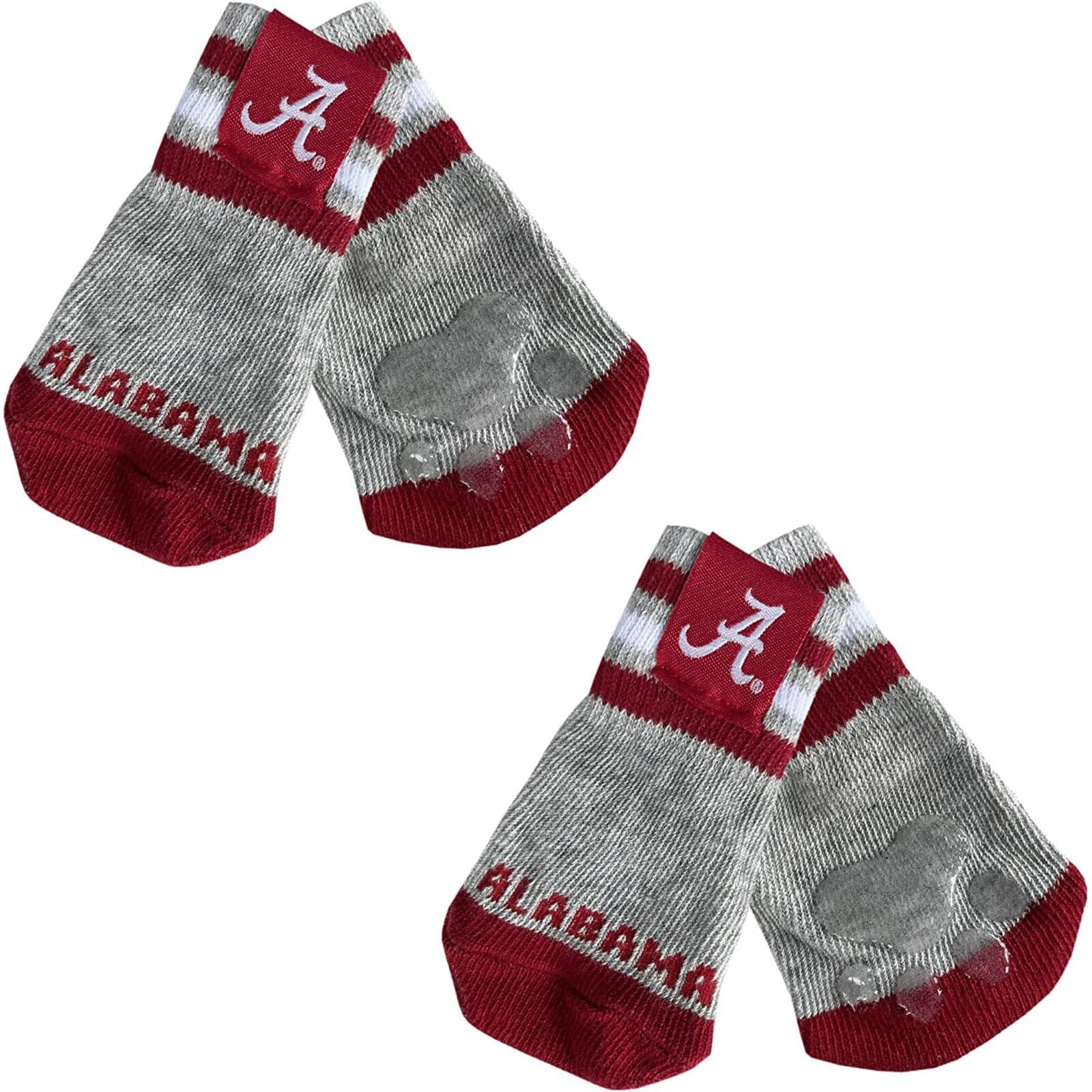 NCAA Anti Slip Dog Socks with Elastic Ribbed Top Indoor/Outdoor Paw Protection