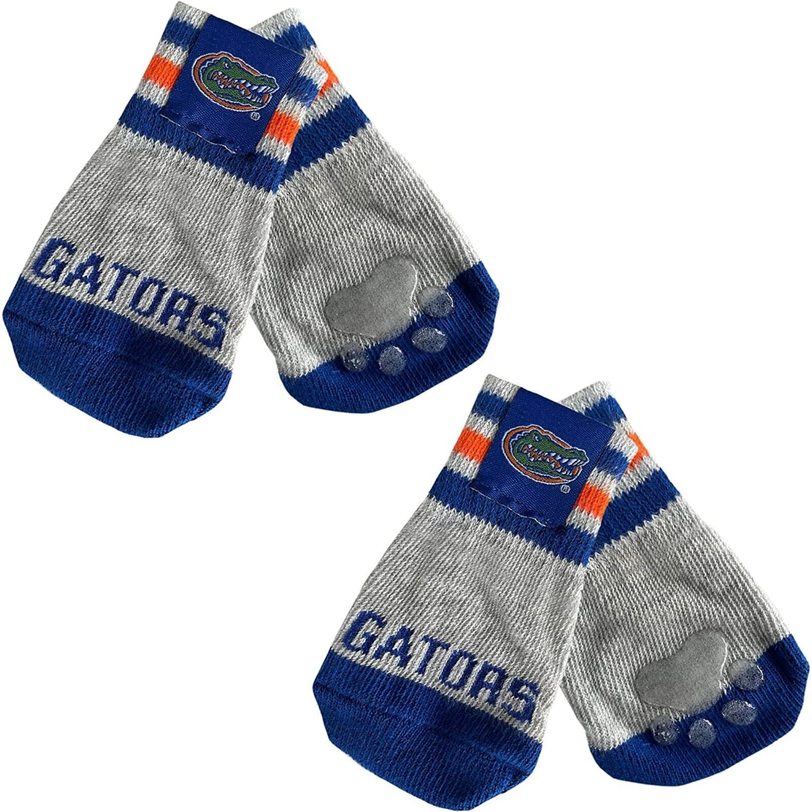 NCAA Anti Slip Dog Socks with Elastic Ribbed Top Indoor/Outdoor Paw Protection