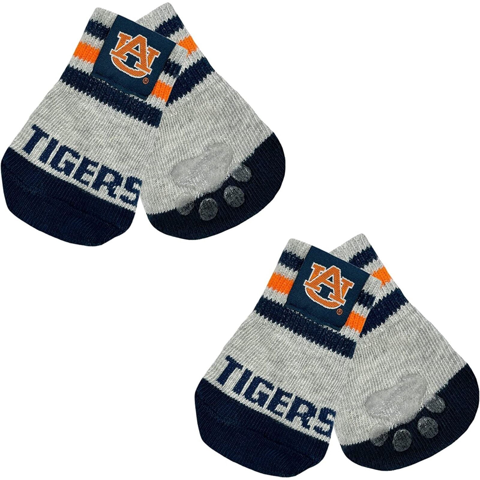 NCAA Anti Slip Dog Socks with Elastic Ribbed Top Indoor/Outdoor Paw Protection