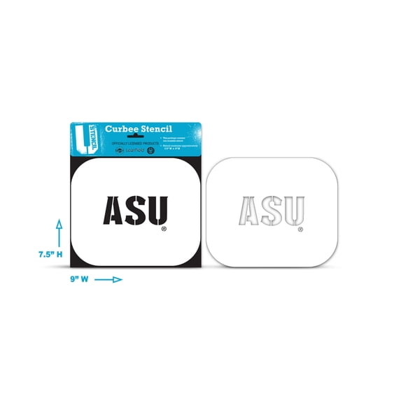 NCAA Arizona State Sun Devils Collegiate 'ASU' Curbee Stencil