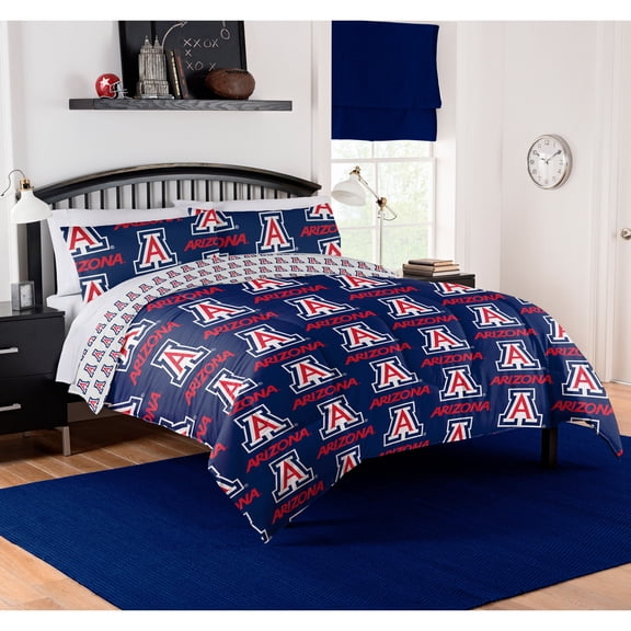 NCAA Arizona Wildcats Queen Bed In Bag Set