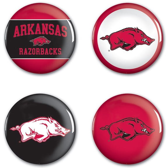 NCAA Arkansas Prime 4 Pack 1.25" Buttons