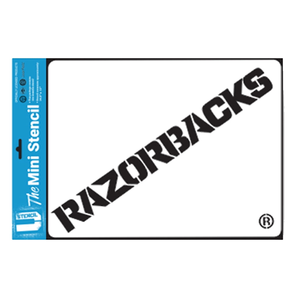 NCAA Arkansas Razorbacks Collegiate 'RAZORBACKS' Mini Stencil Kit ...