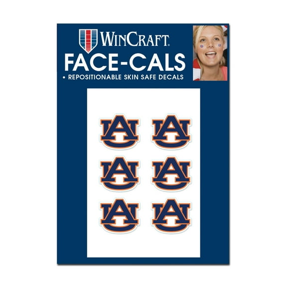 NCAA Auburn Tigers Prime 3" x 5" Mini Face Cal
