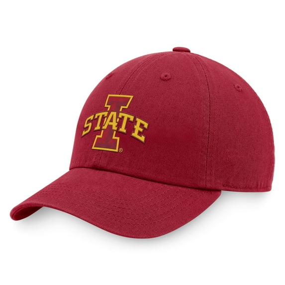 Iowa State Cyclones Unisex Cardinal Central Unstructured Cotton Adjustable Hat, One Size