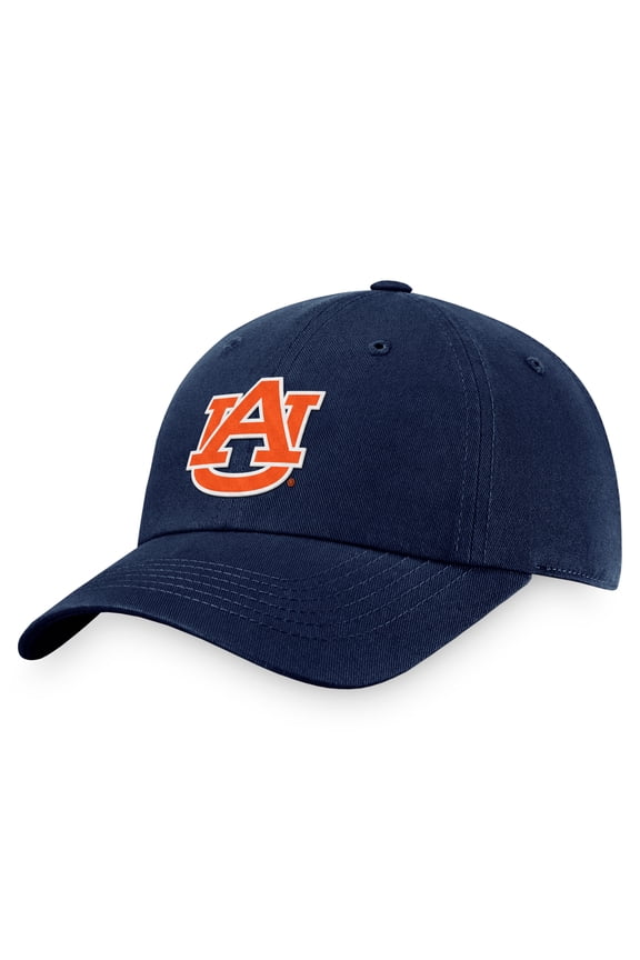 Unisex Navy Central Unstructured Cotton Adjustable Hat, One Size