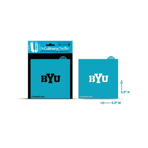 U-Stencil 842070109104 NCAA Brigham Young University Cougars Collegiate Brigham Young University Culinary Crafter Stencil