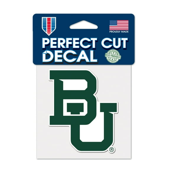 NCAA Baylor Bears Prime 4" x 4" Perfect Cut Decal