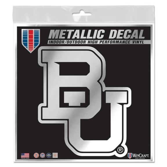 NCAA Baylor Bears Team 6" x 6" Metallic Decal