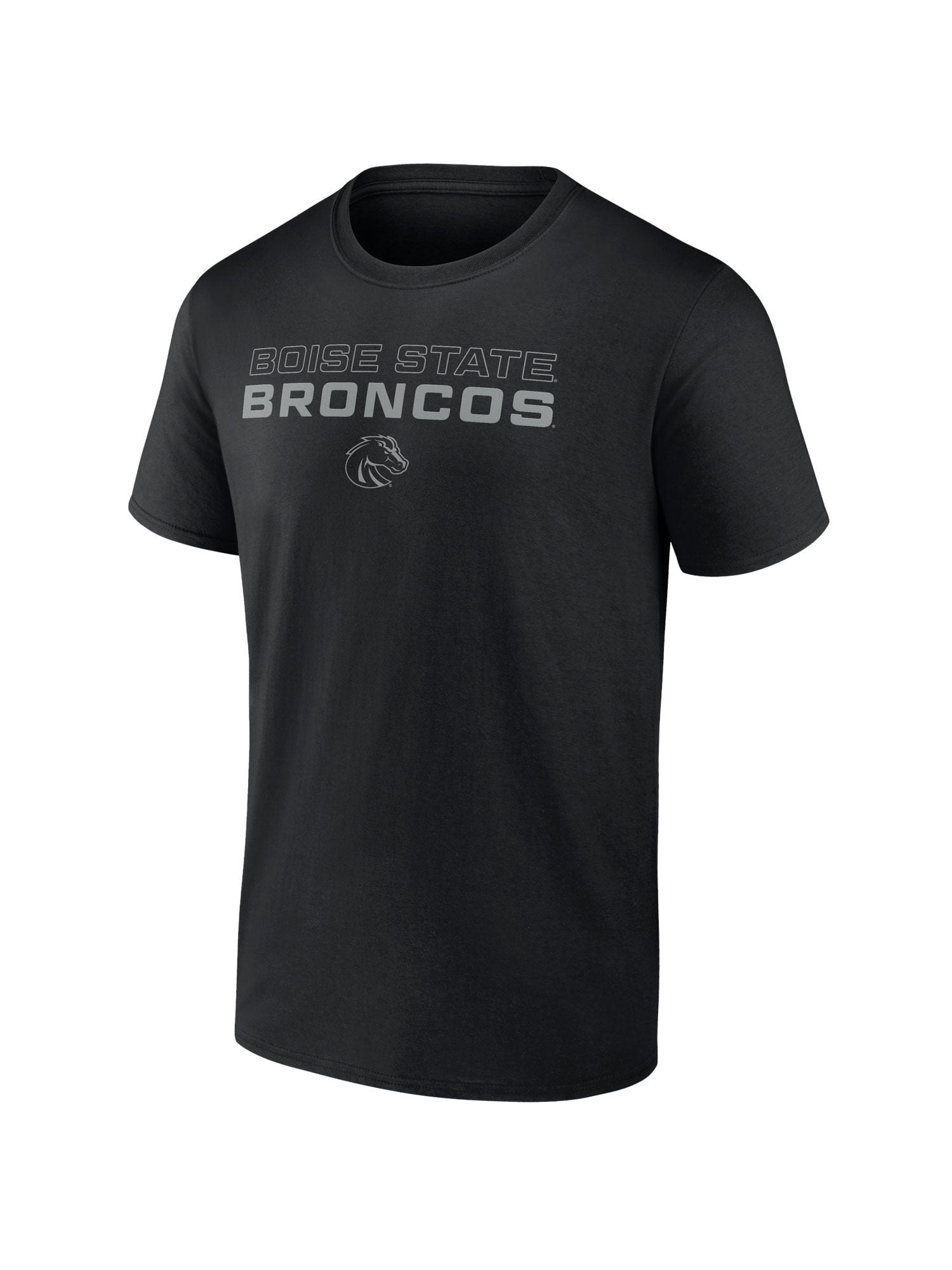NCAA Boise State Broncos Men's Cotton Black Short Sleeve T-Shirt