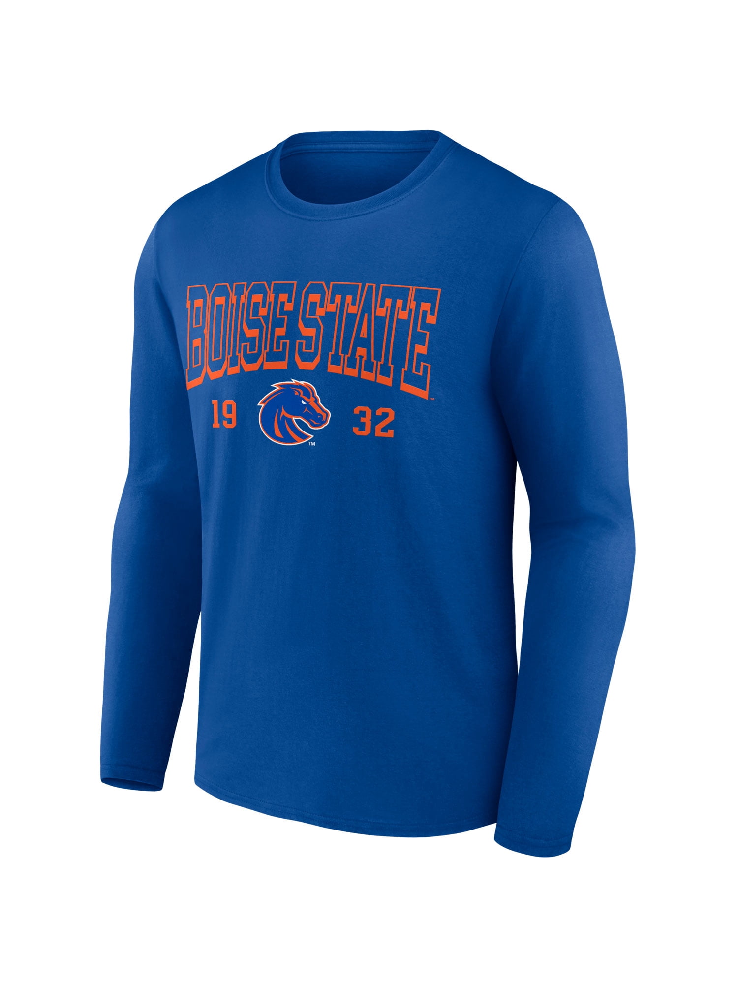 NCAA Boise State Broncos Men's Cotton Blue Long Sleeve T-Shirt