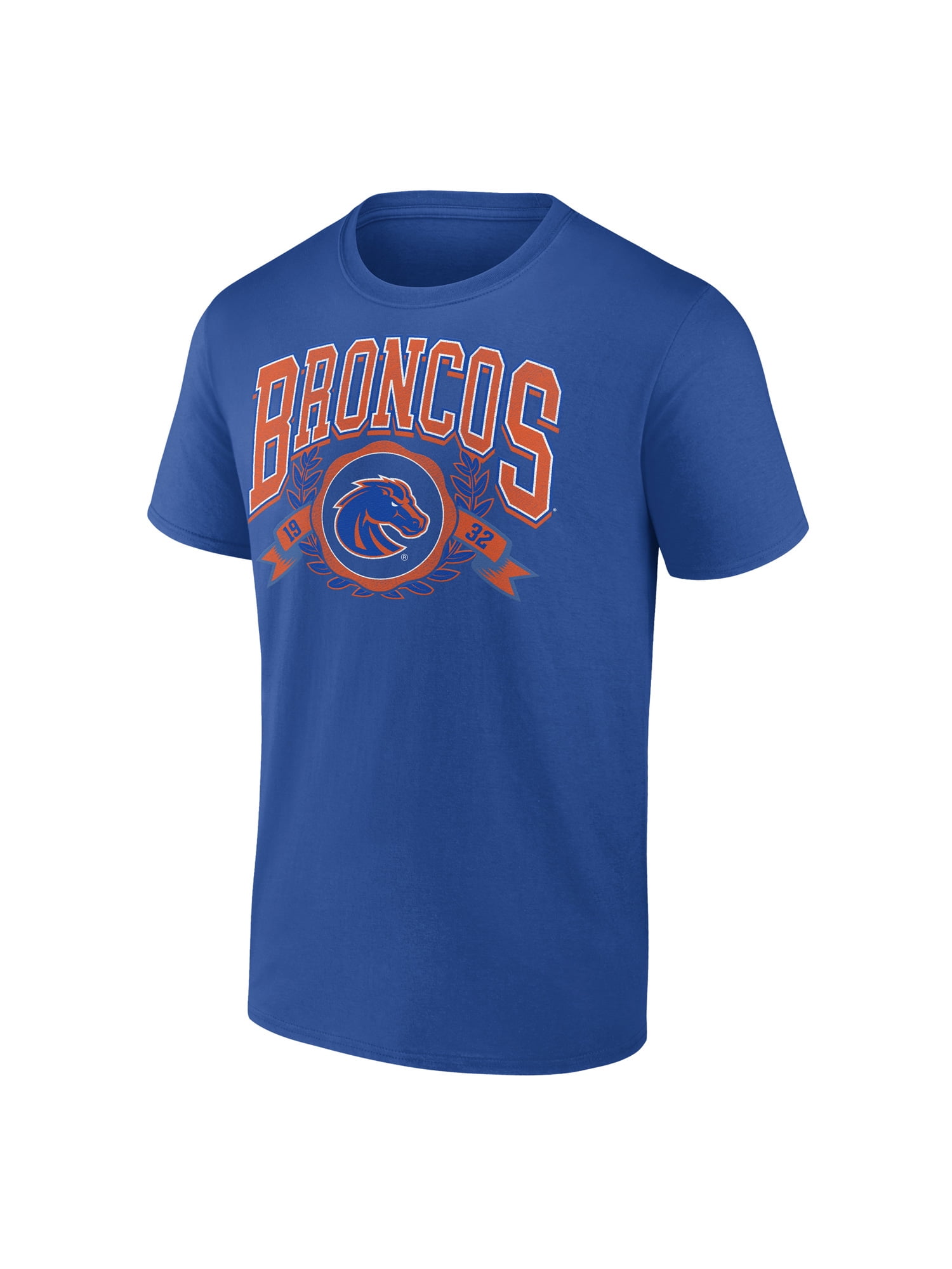NCAA Boise State Broncos Men's Cotton Blue Short Sleeve T-Shirt