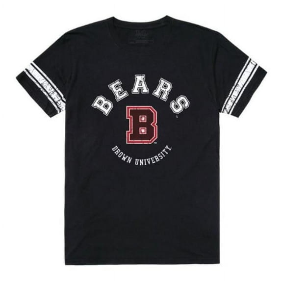 NCAA Brown Bears Men Football T-Shirt, Black - Small
