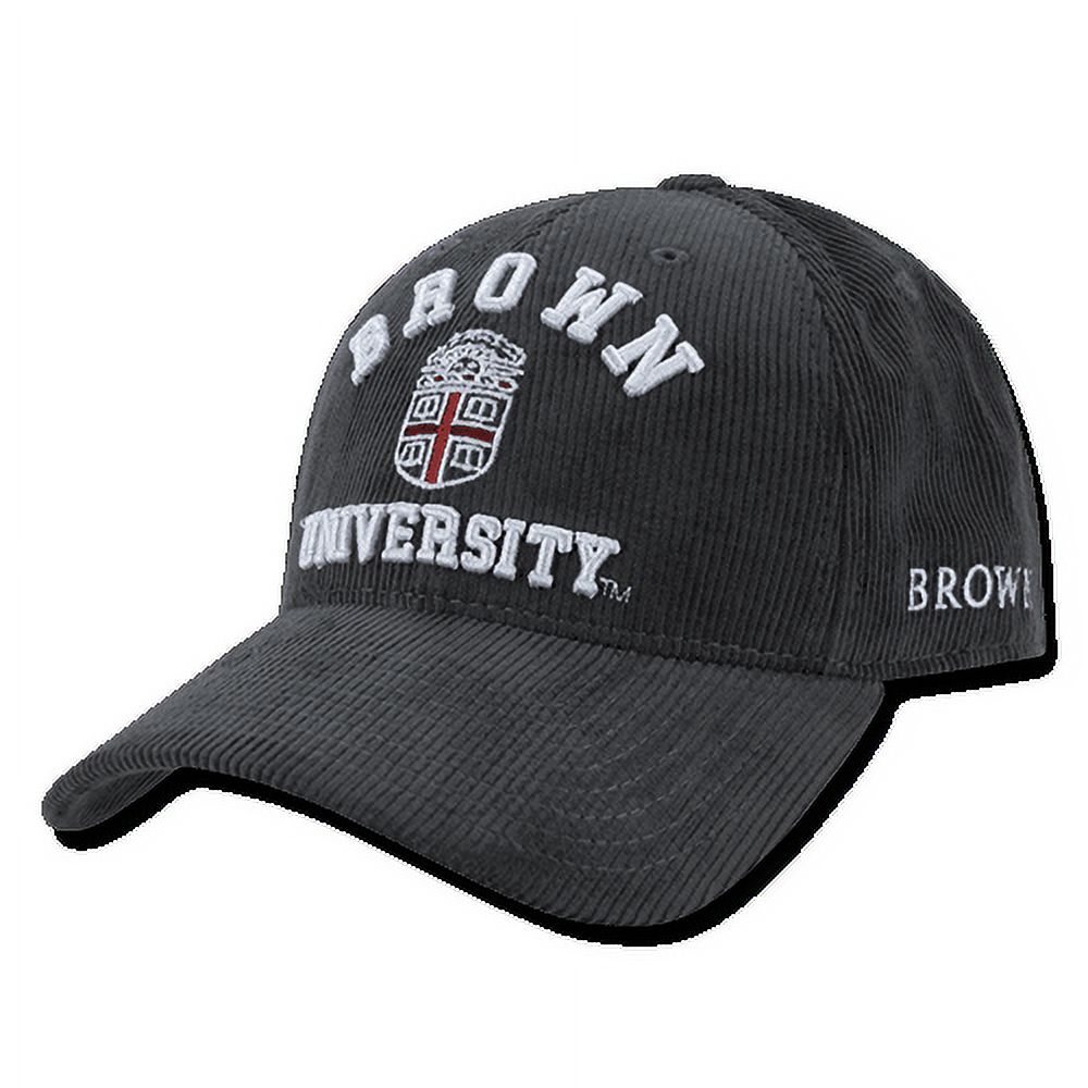 NCAA Brown Bears University Structured Corduroy Baseball Caps Hats Charcoal - image 1 of 2