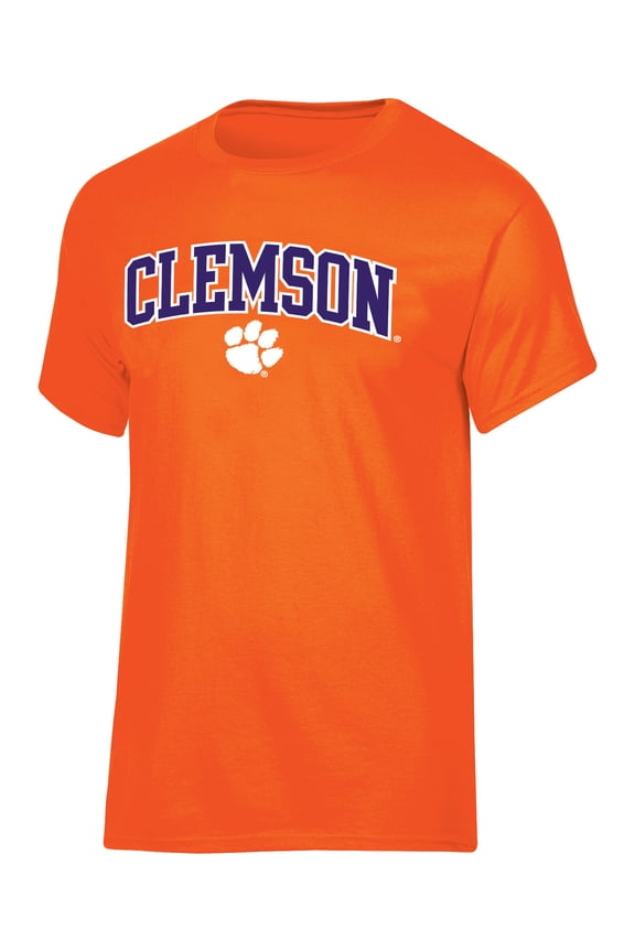 NCAA Clemson Tigers Men's Arch Over Logo Tee