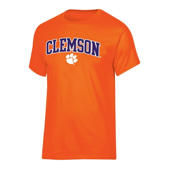 NCAA Clemson Tigers Men's Arch Over Logo Tee