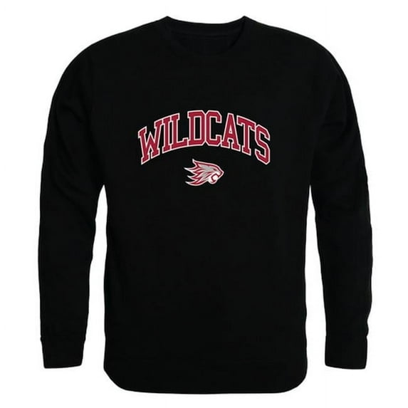 NCAA Cal State Chico Wildcats Campus Crewneck T-Shirt, Black - Medium