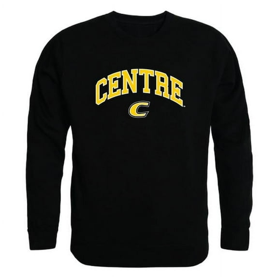 NCAA Centre College Colonels Campus Crewneck T-Shirt, Black - Extra Large