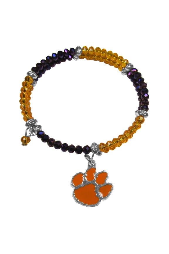 Clemson Tigers Crystal Bracelet