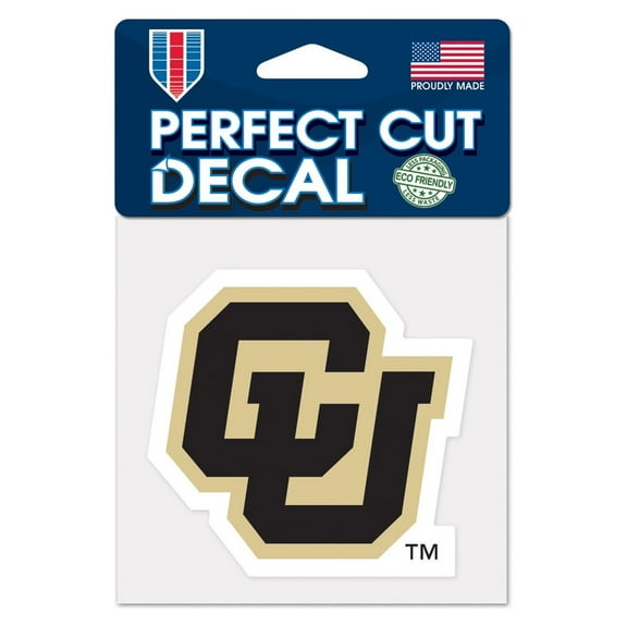 NCAA Colorado Prime 4" x 4" Perfect Cut Decal