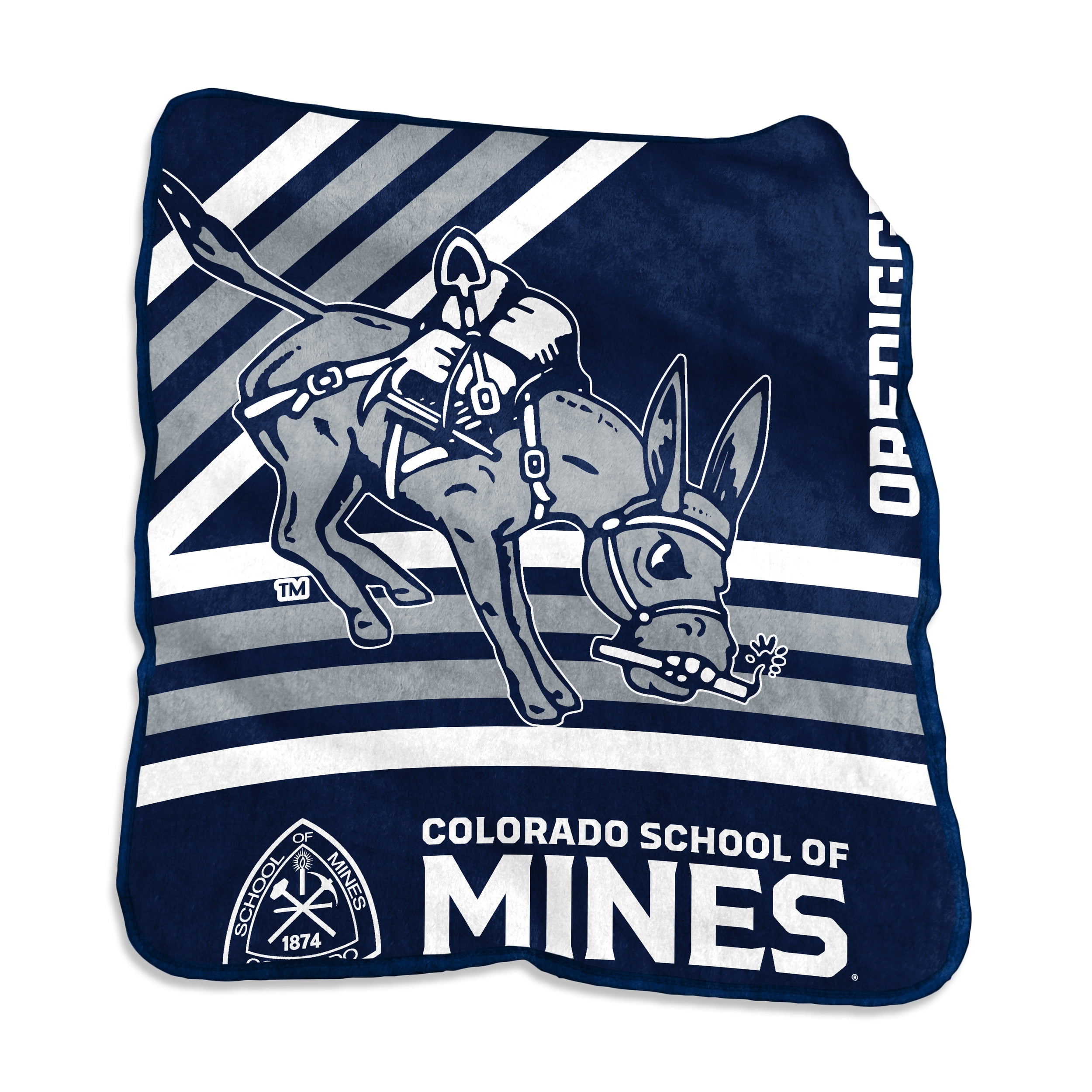 NCAA Colorado School of Mines Raschel Throw