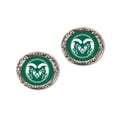 thumbnail image 1 of NCAA Colorado State Prime Post Hard Insert Earring, 1 of 2