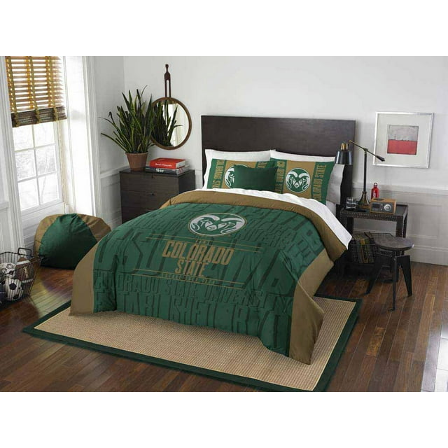 NCAA Colorado State Rams "Modern Take" Bedding Comforter Set