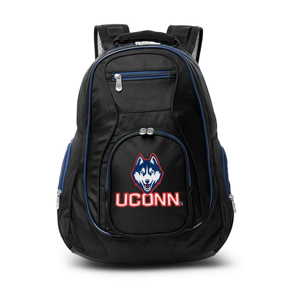 NCAA Connecticut Huskies Premium Laptop Backpack with Colored Trim