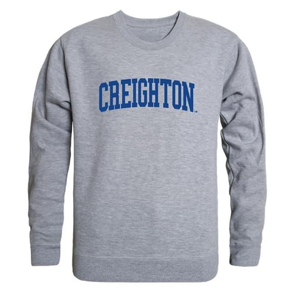 NCAA Creighton Bluejays GameDay Crewneck T-Shirt, Heather Gray - Small