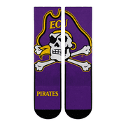 NCAA ECU Pirates - Mascot Rock Em Socks L-XL