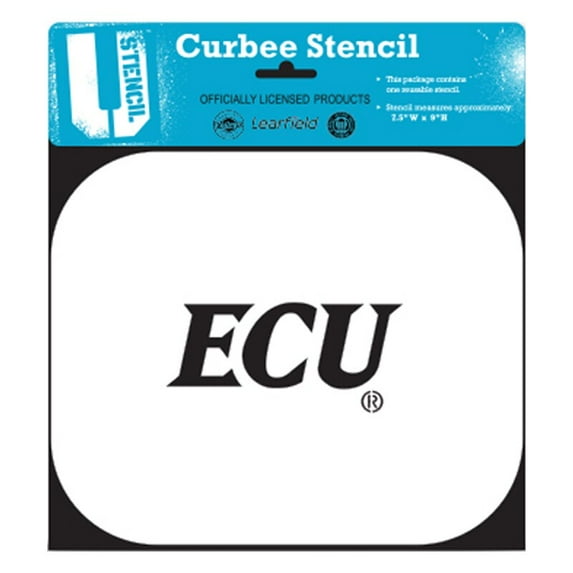 NCAA East Carolina Pirates Collegiate 'ECU' Curbee Stencil