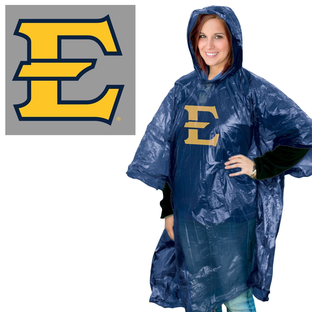 NCAA East Tennessee State Team Rain Poncho