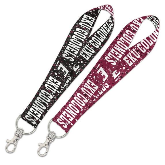 WinCraft NCAA Eastern Kentucky Team Splatter 1" Keystrap