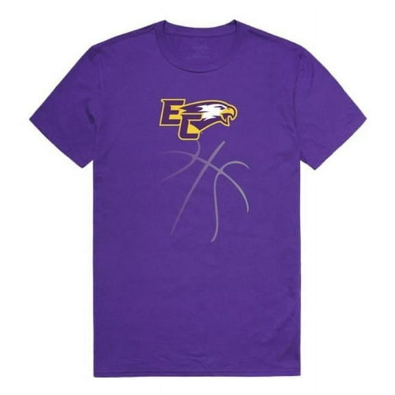 NCAA Elmira College Soaring Eagles Basketball T-Shirt, Purple - Small