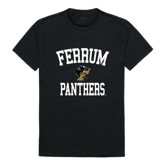 NCAA Ferrum College Panthers Arch T-Shirt, Black - 2XL