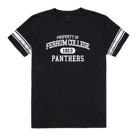 NCAA Ferrum College Panthers Property T-Shirt, Black - Medium